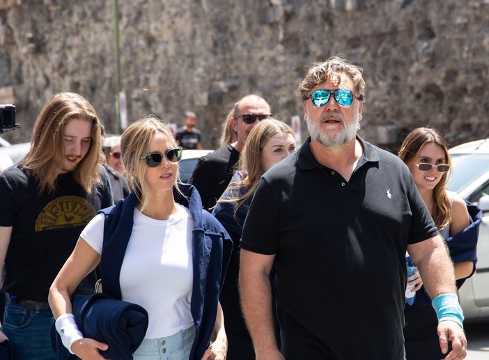 Visita a sorpresa di Russell Crowe ad Aosta