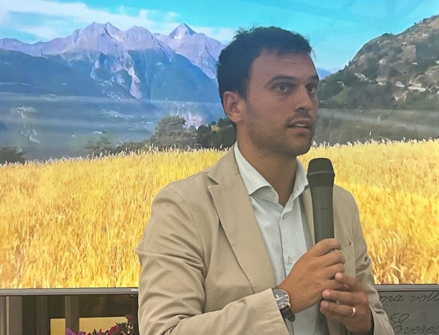 L'assessore regionale all'Agricoltura, Marco Carrel