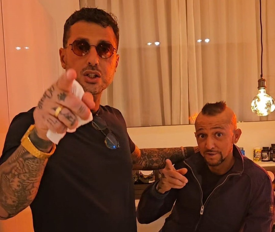 Fabrizio Corona e Piergiorgio Carere