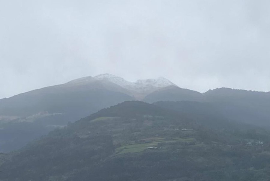 E' arrivata la neve su Punta Chaligne