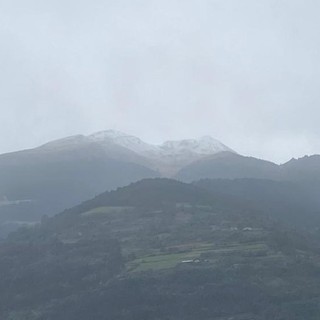 E' arrivata la neve su Punta Chaligne