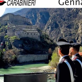 Il Forte di Bard è il mese di Gennaio nel Calendario da tavolo 2024 dei carabinieri