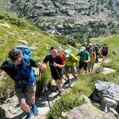 Ambientalisti 'in salita' verso Cime Bianche