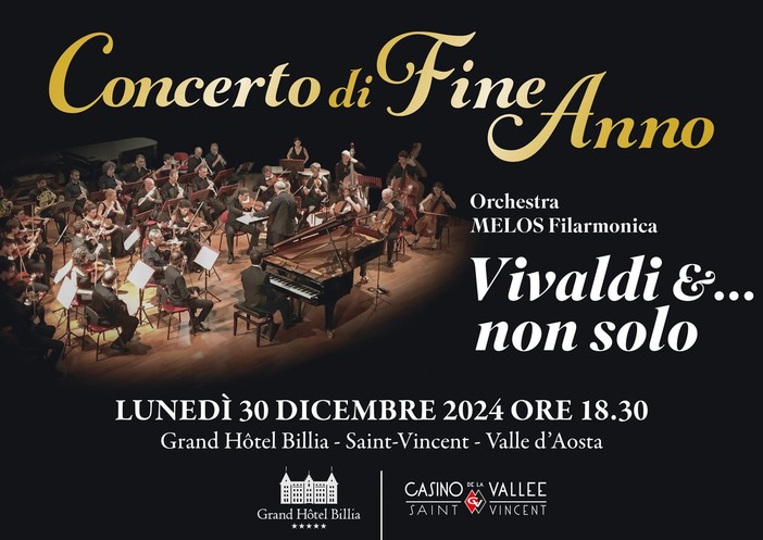 Al Grand Hotel Billia concerto di fine anno con 'Vivaldi...e non solo'