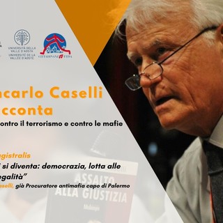 Giancarlo Caselli ad Aosta per 'raccontare' percorsi di legalità