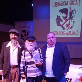 Da sn Stefano Enrietti (Savt), Jean Claude Morucci (STC) e Alessandro Pavoni (Savt) al congresso del 13 maggio in Corsica