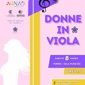 A Verres la terza edizione del concerto 'Donne in Viola'