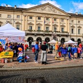 Valle d'Aosta Capitale del Dono ha animato piazza Chanoux (photo credit Roberto Roux)