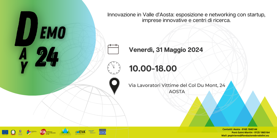 In arrivo la terza edizione del Demo Day; Innovazione in Valle d’Aosta