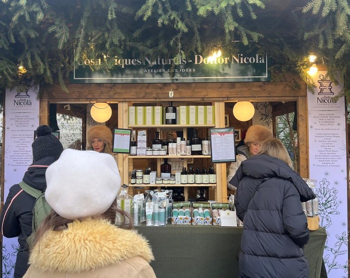 La fitocosmesi naturale e 'sportiva' del Dottor Nicola, eccellenza del benessere al Marché Vert Noel