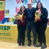 Da sn Patrizia Alfano, Massimo Verduci e Katia Guidi