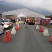 Chiude il drive-in tamponi alla Pepinière di Aosta