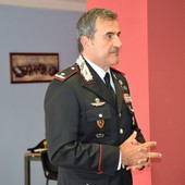 Il Generale Di Stasio saluta i carabinieri del Comando di Aosta