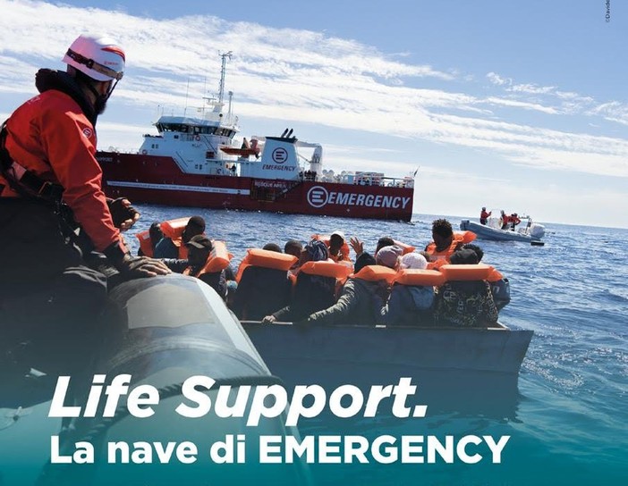 La nave di Emergency è sbarcata ad Aosta