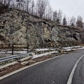 Smottamento a Salirod, resta chiusa la strada del Col de Joux