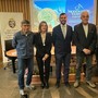 Da sn Sisto Persod, Maria Pia Invernizzi, Marco Carrel, Andrea Barmaz e Roberto Sapia