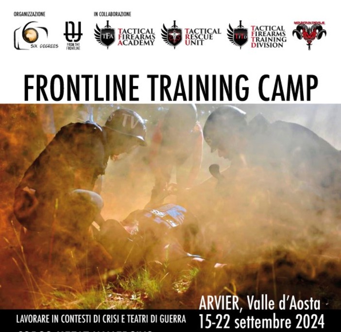 Al via la nona edizione del Frontline Training Camp di Arvier