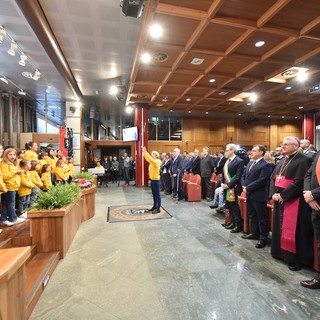 I nuovi Chevaliers e Amis insigniti alla Festa dell'Autonomia valdostana