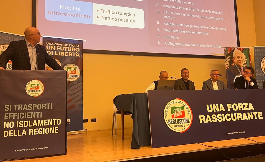 La serata sui Trasporti organizzata a St-Vincent da FI VdA