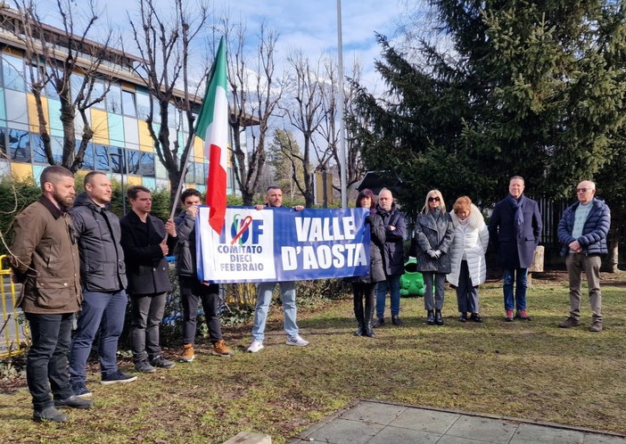 Aosta, il Comitato 10 Febbraio ha ricordato le vittime delle foibe