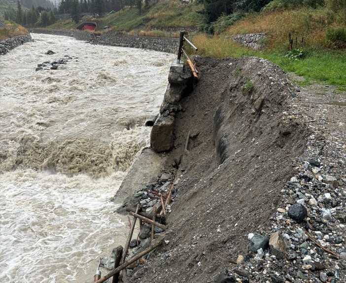 'Dovranno essere ricostruiti i guadi travolti dal Grand Eyvia il 4 settembre a Cogne'