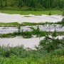 Il campo da golf di Breuil Cervinia invaso dall'acqua