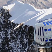 Il rifugio Gouter sul Monte Bianco