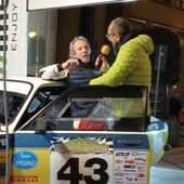 Cristiano Guasti nel marzo di quest'anno al Rally Storico 'Valli Aretine', l'ultimo al quale ha partecipato