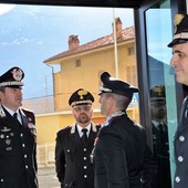 Il Generale di Brigata Di Stasio in visita ai carabinieri della Valle d'Aosta