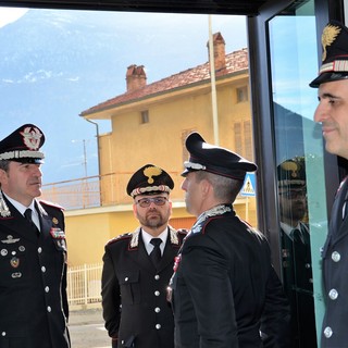 Il Generale di Brigata Di Stasio in visita ai carabinieri della Valle d'Aosta