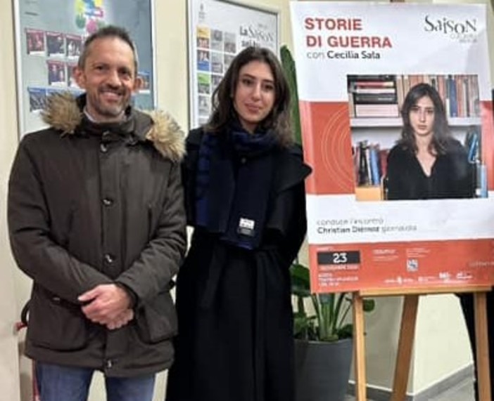 L'assessore Jean-Pierre Guichardaz insieme a Cecilia Sala