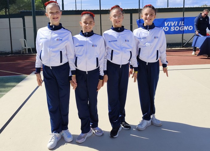 Ginnastica ritmica, Valle d’Aosta nona al Trofeo Coni