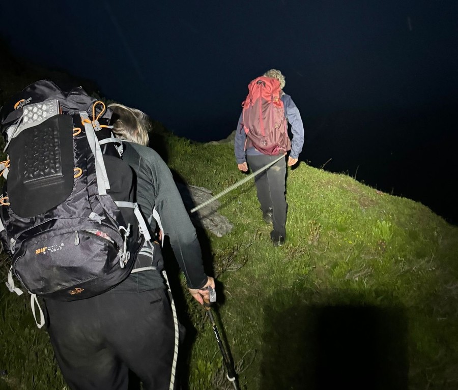 Cinque escursionisti recuperati nella Valgrisa, uno è ferito