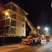 Incendio camino ad Aosta