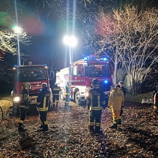 Domato incendio boschivo a Donnas