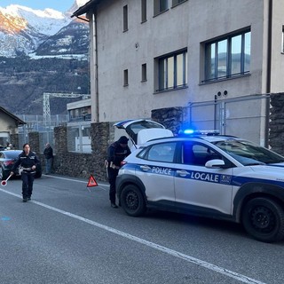 Aosta, ancora un incidente stradale; un ferito in via Mont Emilius