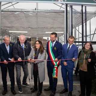 La serra di orchidee a Fondazione Ollignan inaugurata dalla ministra Locatelli