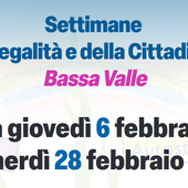 Al via da oggi le 'Settimane della legalità e della cittadinanza bassa Valle'