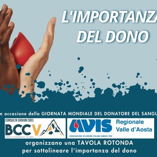 'L'importanza del dono del sangue'; sinergia tra Giovani Bccv e Avis VdA