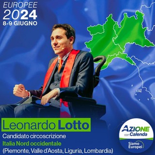 Carlo Calenda candida il 25enne aostano Leonardo Lotto alle elezioni europee