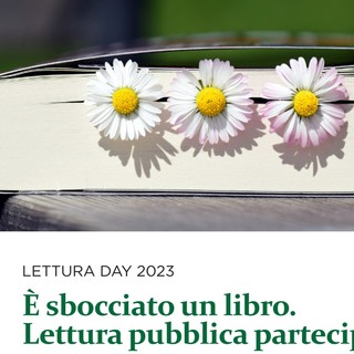 Lettura day 2023: 'È sbocciato un libro', lettura pubblica partecipata