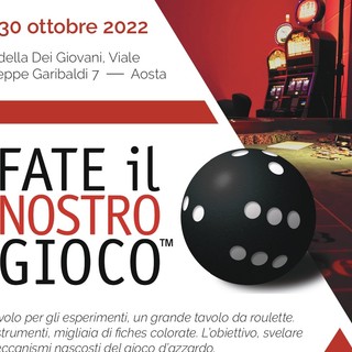 Ad Aosta si spiega ai ragazzi che con il gioco d'azzardo si perde sempre