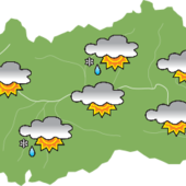 Tempo incerto sulla Valle d'Aosta, ma il sole si riaffaccia domenica