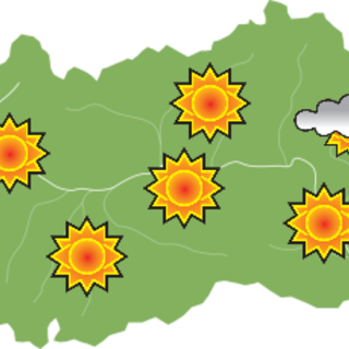 Fine settimana soleggiato sulla Valle d'Aosta