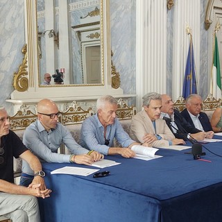 Un momento della conferenza stampa