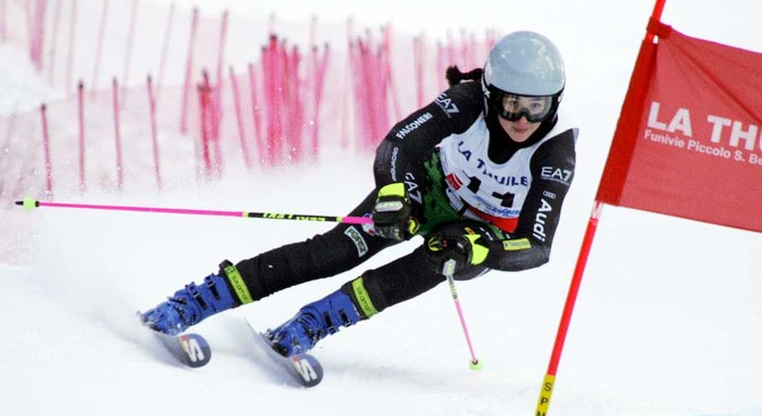 Matilde Lorenzi sulle piste di La Thuile