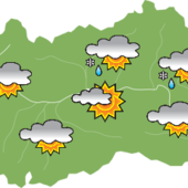 Più sole che nubi nel fine settimana sulla Valle