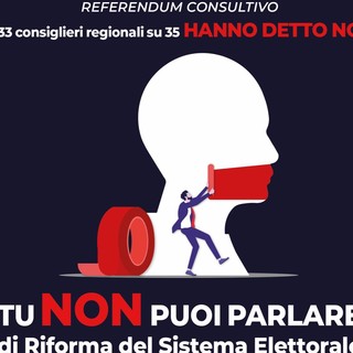 Referendum elettorale: manifesto di PCP, 'Tu NON puoi parlare'