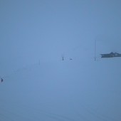 Tanta neve a Cervinia; la webcam di Salette questa mattina