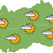 Qualche nube e poco sole nel fine settimana in Valle